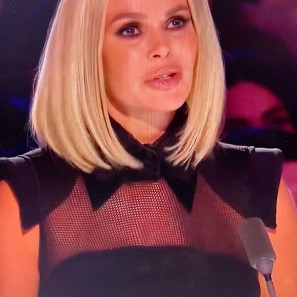 FENDI COLLAR MESH TRIM DRESS SIZE 44 IT M US WITH TAGS - Picture 14 of 15